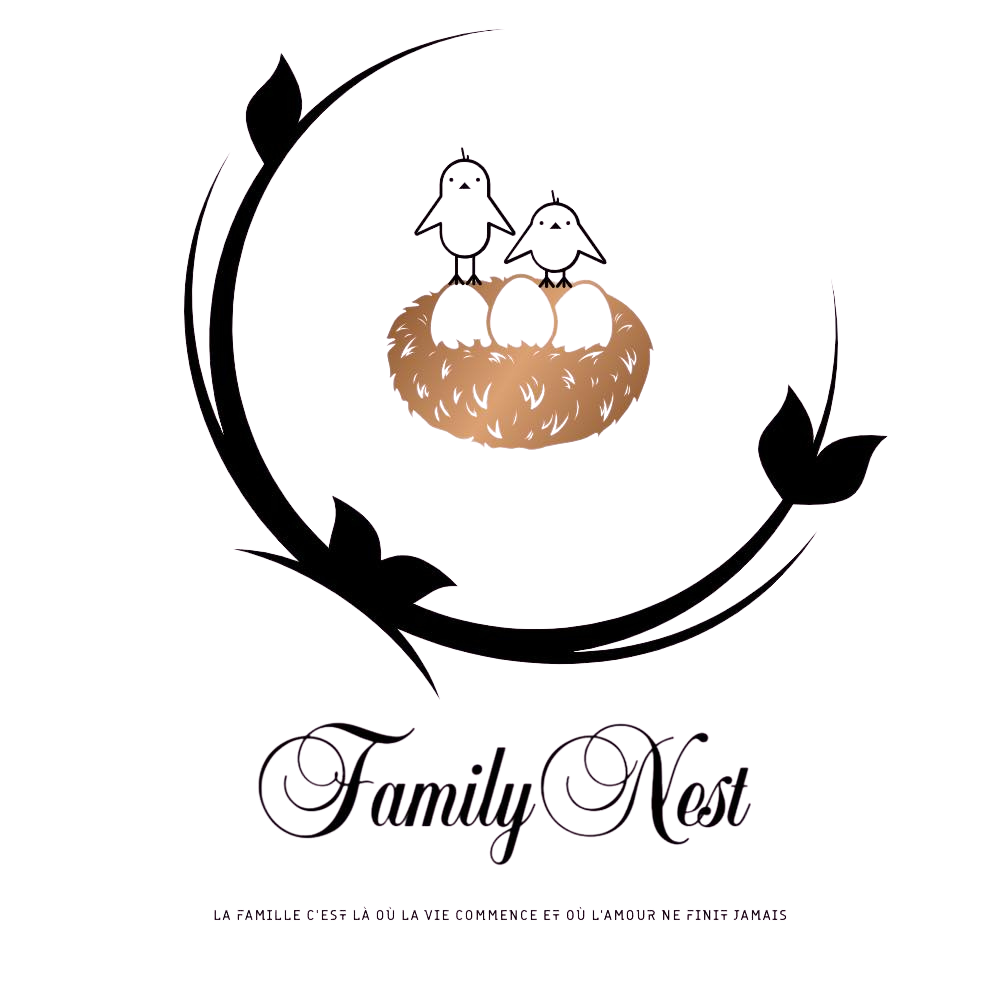 Logo Family Nest - Praticienne en médecine douce - Aide aux familles - Massage, baby spa - Client VISIOcompte