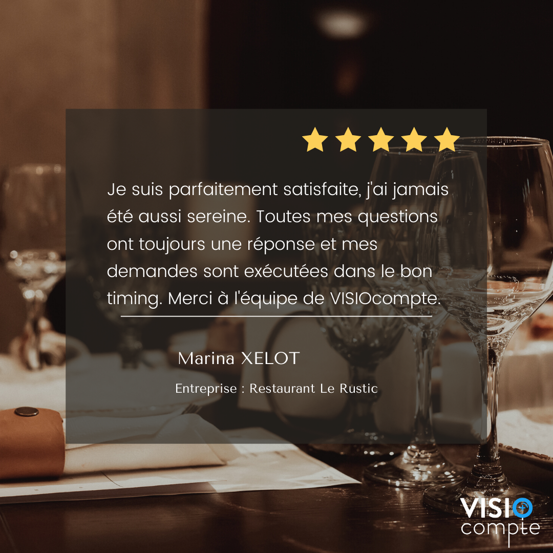 VISIOcompte offre au restaurant Le Rustic une vision claire et précise de sa situation financière et lui permet de piloter ses coûts et sa rentabilité
